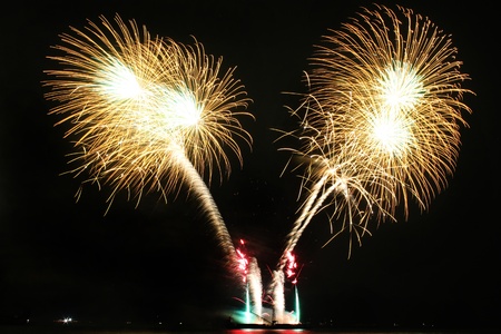 Colorful fireworks