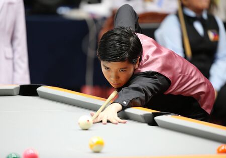 Incheon - July 4 PATHOM-EKMONGKHON Nicha of Thailand participates in an Asian Indoor and Martial Arts Games 2013 at Songdo Convensia on July 4, 2013 in Incheon, South Korea のeditorial素材