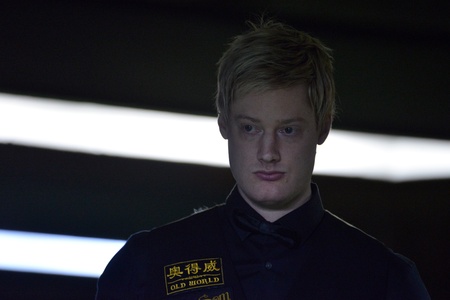 Bangkok, Thailand - SEP 5 Neil Robertson of Australia participates in a Sangsom Six-red World Championship 2013 at Montien Riverside Hotel on September 5, 2013 in Bangkok, Thailand のeditorial素材