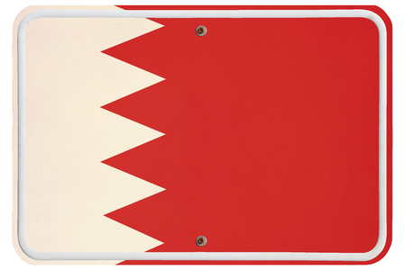 Vintage bahrain metal signの写真素材