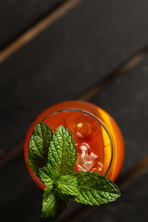 cocktail, Italian classic fresh drink for summer.