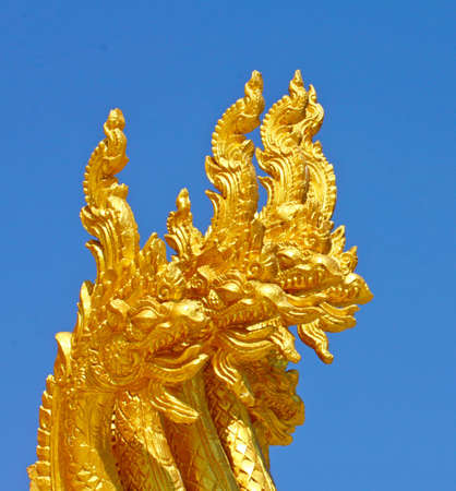 Serpent sculptureの写真素材