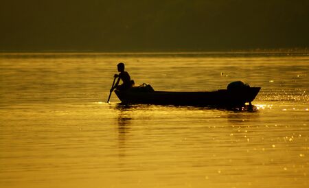 Boatingの写真素材