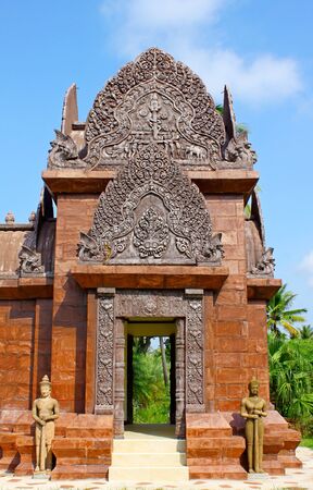 Temple gateの写真素材