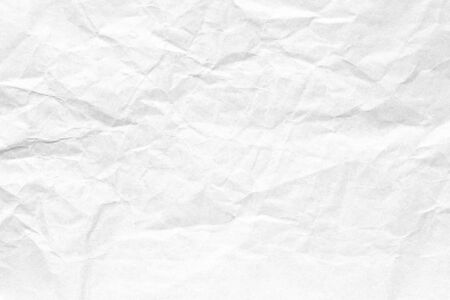 White crumpled paper textureの写真素材