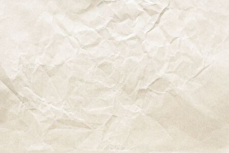 brown crumpled paper background textureの写真素材