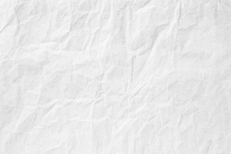 White crumple paper texture backgroundの写真素材