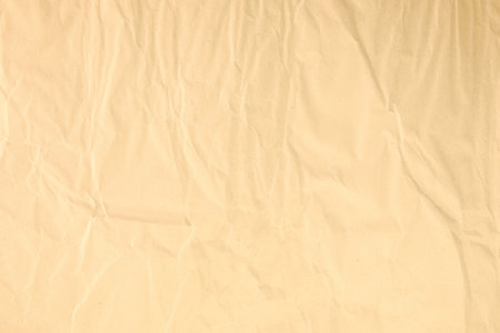 Crumpled craft paper textureの写真素材