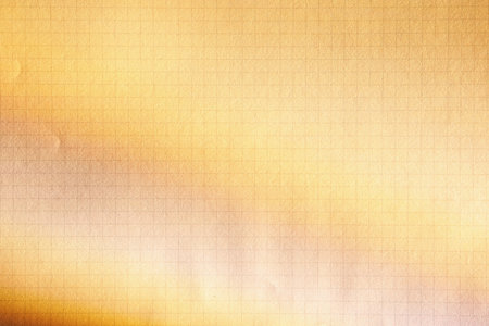 Notebook paper texture with grid tiles under rainbow prism lightの写真素材