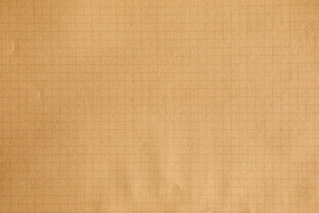Brown paper with grid cross linesの写真素材