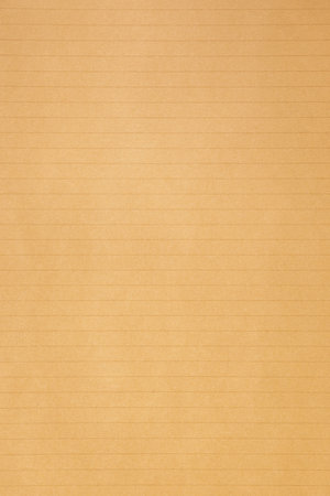 Kraft notebook texture with lines and fabric like textureの写真素材