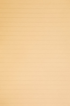 Yellowed lined notebook paper textureの写真素材