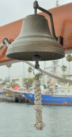 The Ship's Bell aboard a Sailing Vessel.の写真素材