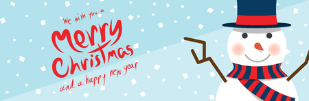 Snowman (Christmas Banners)のイラスト素材