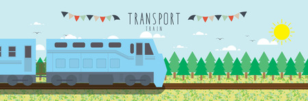 Train (Transportation)Vector file useful about transportation.のイラスト素材