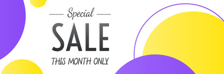 Special Sale heading design for banner or poster.のイラスト素材