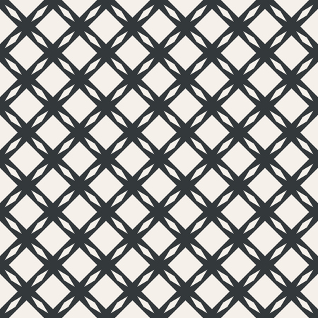 Square table or net abstract seamless pattern monochrome or two colors vectorのイラスト素材