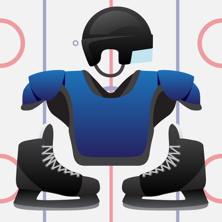 main hockey ammunition for the playerのイラスト素材