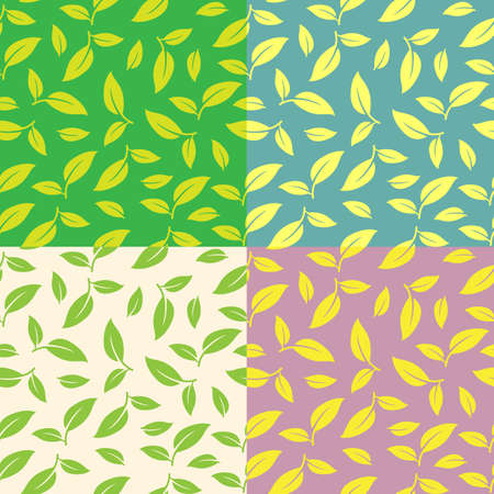 Abstract seamless pattern in several versionsのイラスト素材