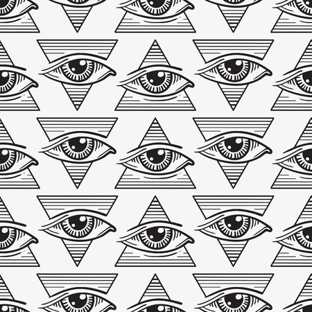 Pattern in the triangle of the eyes.のイラスト素材