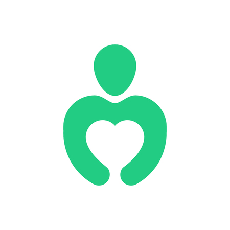 Sign of help, for a charity or hospital, hugsのイラスト素材