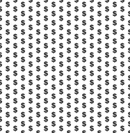 Vector seamless pattern, money, Editable can be used for web page backgrounds, pattern fillsのイラスト素材
