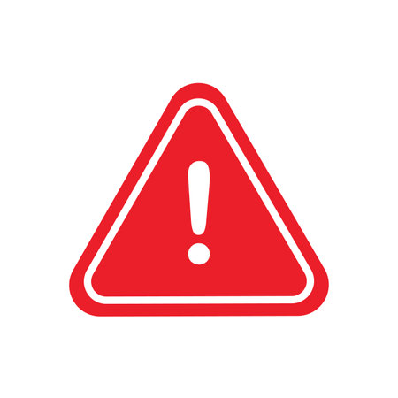 Attention sign icon. Warning icon.のイラスト素材