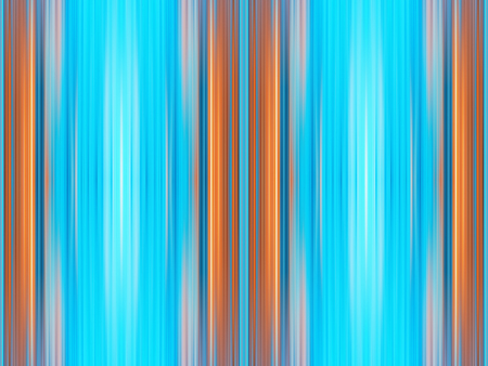 Abstract seamless gradient background of parallel vertical orange and blue stripes. Colorful graphic pattern with space for copy and design, vintage toned blurred filter.の写真素材