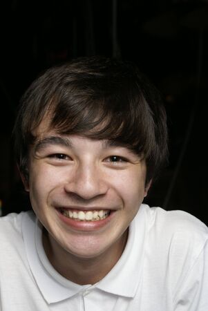 Happy smiling young manの写真素材