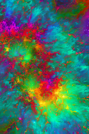 Abstract background. Multicolored palette. Raster fractal graphics.の素材