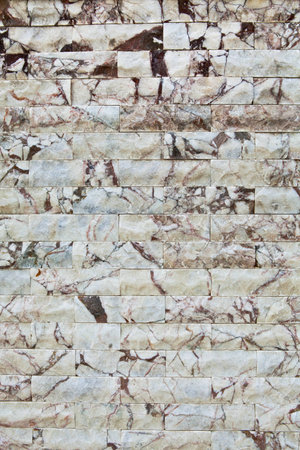 Decorative brick wallの写真素材
