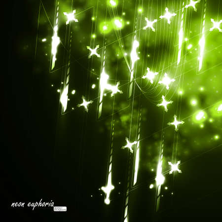 technical background in neon styleのイラスト素材