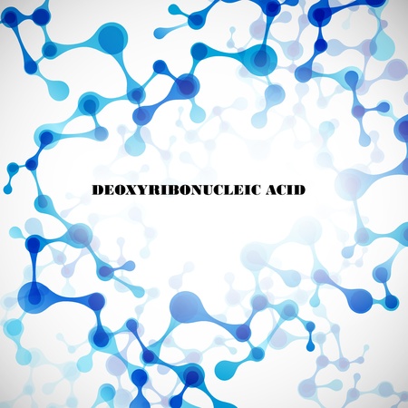 beautiful structure of the DNA moleculeのイラスト素材