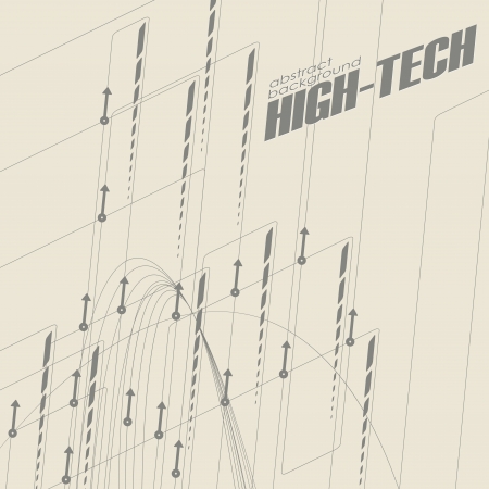 technical background in vintage styleのイラスト素材