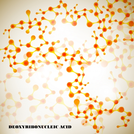 beautiful structure of the DNA moleculeのイラスト素材