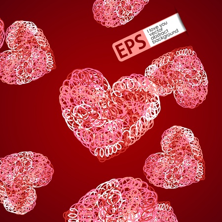valentine backgroundのイラスト素材