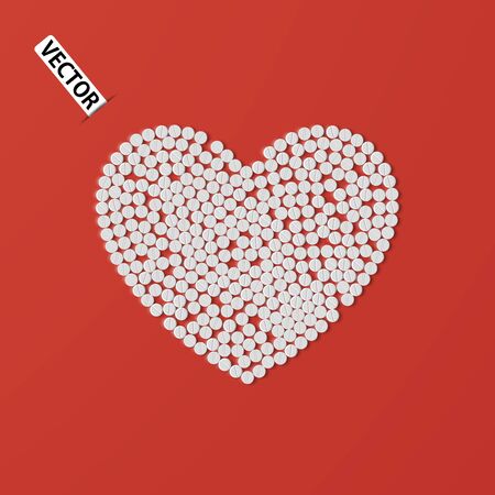 Heart of pillsのイラスト素材