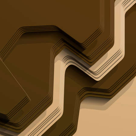 3D style, abstract background with lots of layersのイラスト素材