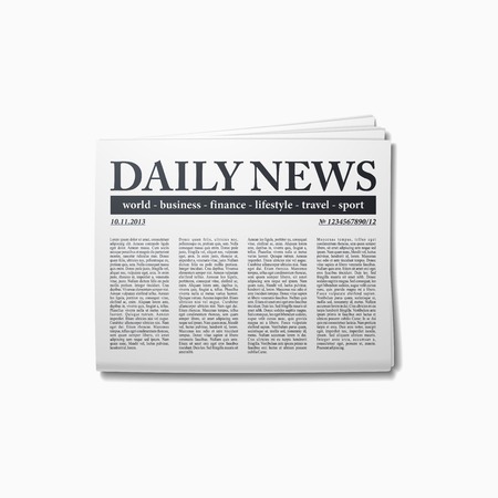 newspaperのイラスト素材