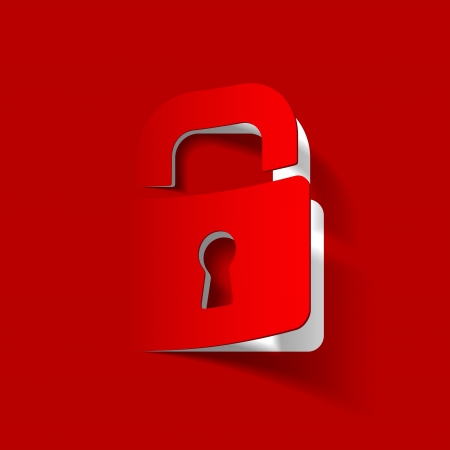 lock iconのイラスト素材