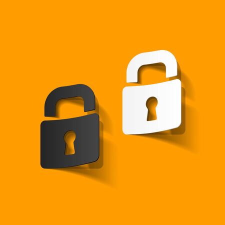 lock iconのイラスト素材