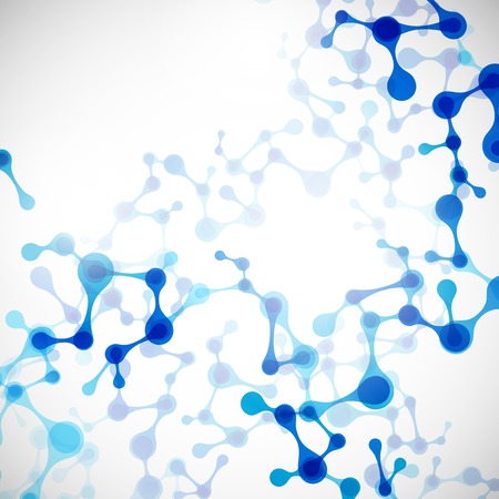 beautiful structure of the DNA moleculeのイラスト素材