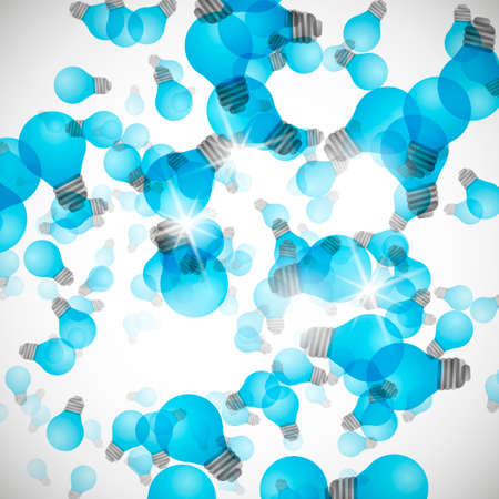Light bulb abstract backgroundのイラスト素材