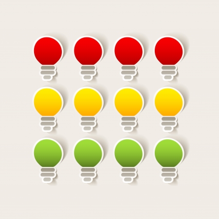 traffic lights stickerのイラスト素材