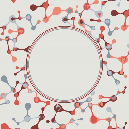 vintage structure of the DNA moleculeのイラスト素材