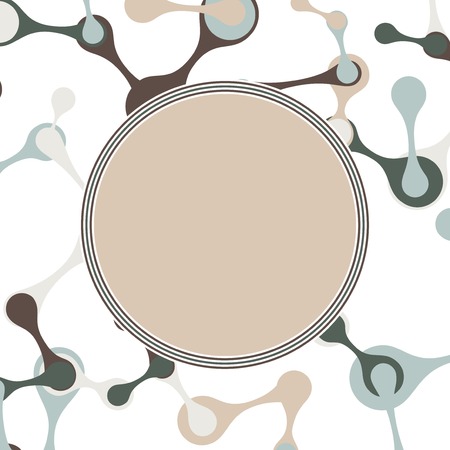 vintage structure of the DNA moleculeのイラスト素材