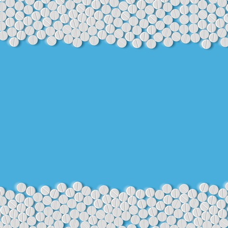 realistic background of pillsのイラスト素材