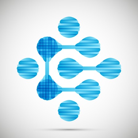 molecular structure, symbolのイラスト素材