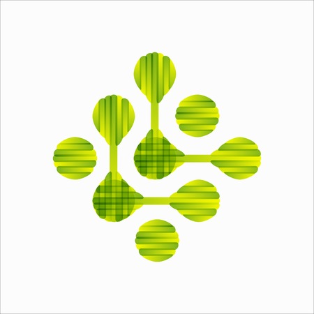 molecular structure, symbolのイラスト素材