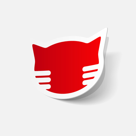 realistic design element: catのイラスト素材